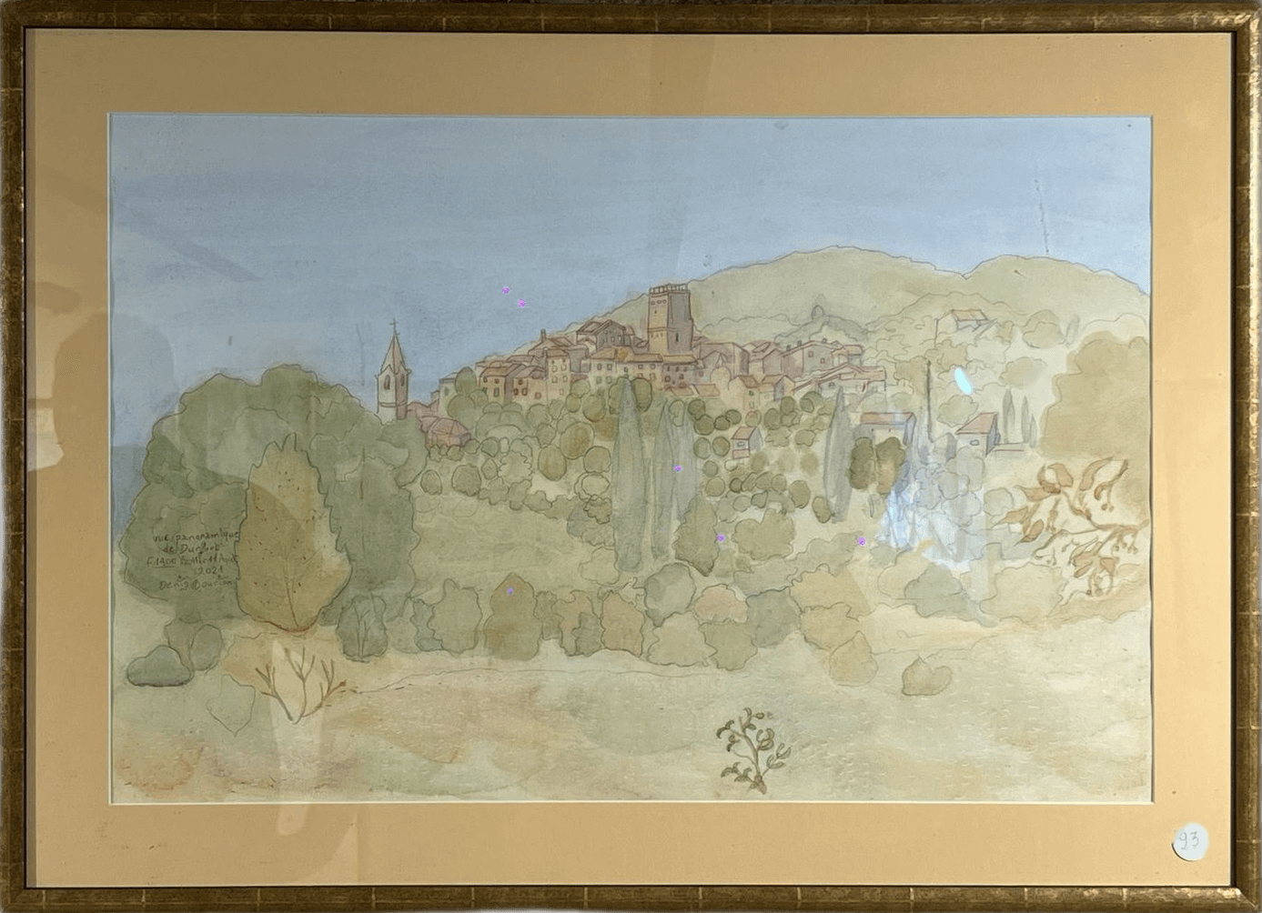 Village perché et olivier